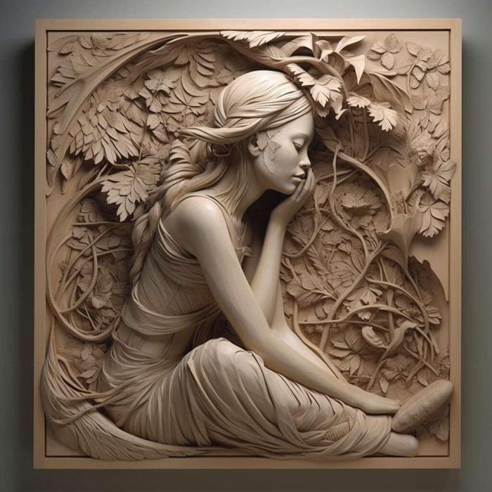 نموذج ثلاثي الأبعاد لآلة CNC 3D Art 